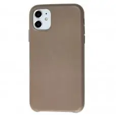 Чехол для iPhone 11 Leather classic "lavander grey"