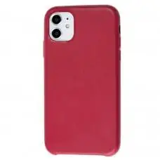 Чехол для iPhone 11 Leather classic "marsala"