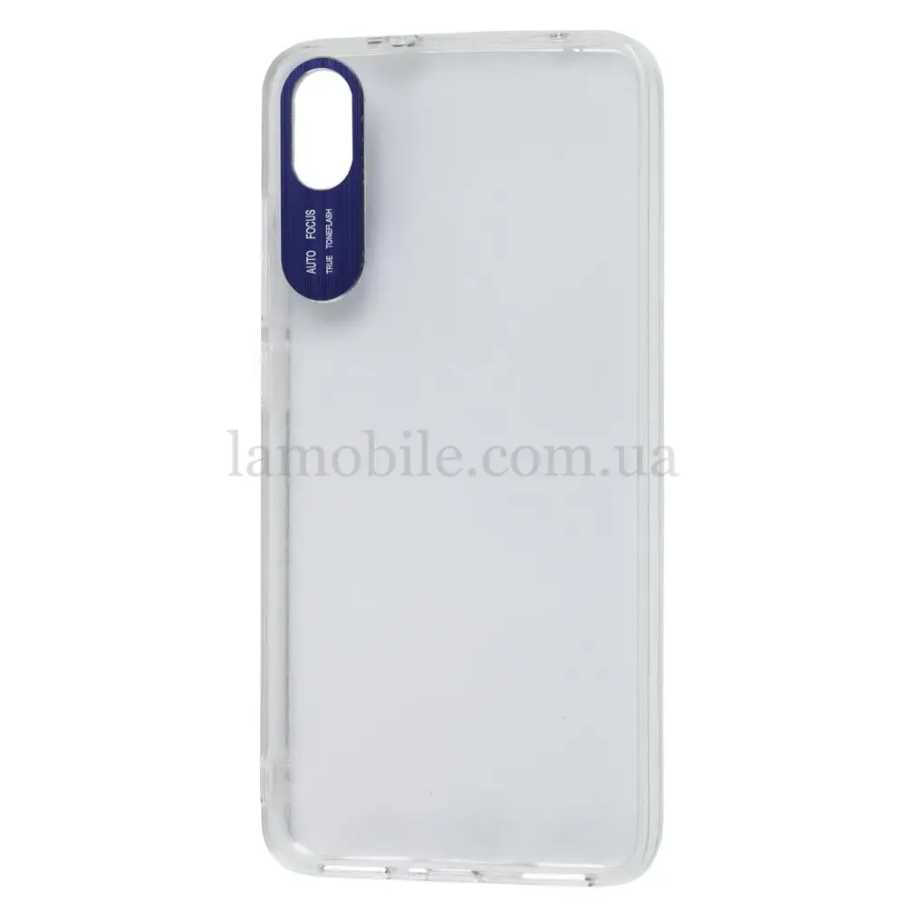 Чохолд для Xiaomi Redmi 7A Epic clear прозорий/синій