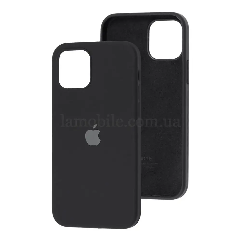 Чехол для iPhone 12 mini Silicone Full черный