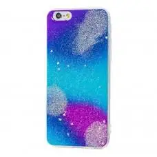 Чохол Deep Shining для iPhone 6 кольоровий з блискіткою