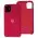 Чохол Silicone для iPhone 11 case rose red