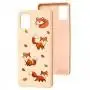 Чехол для Samsung Galaxy A51 (A515) Wave Fancy fox / pink sand