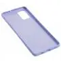 Чехол для Samsung A71 (A715) Wave Fancy bears with tea / light purple