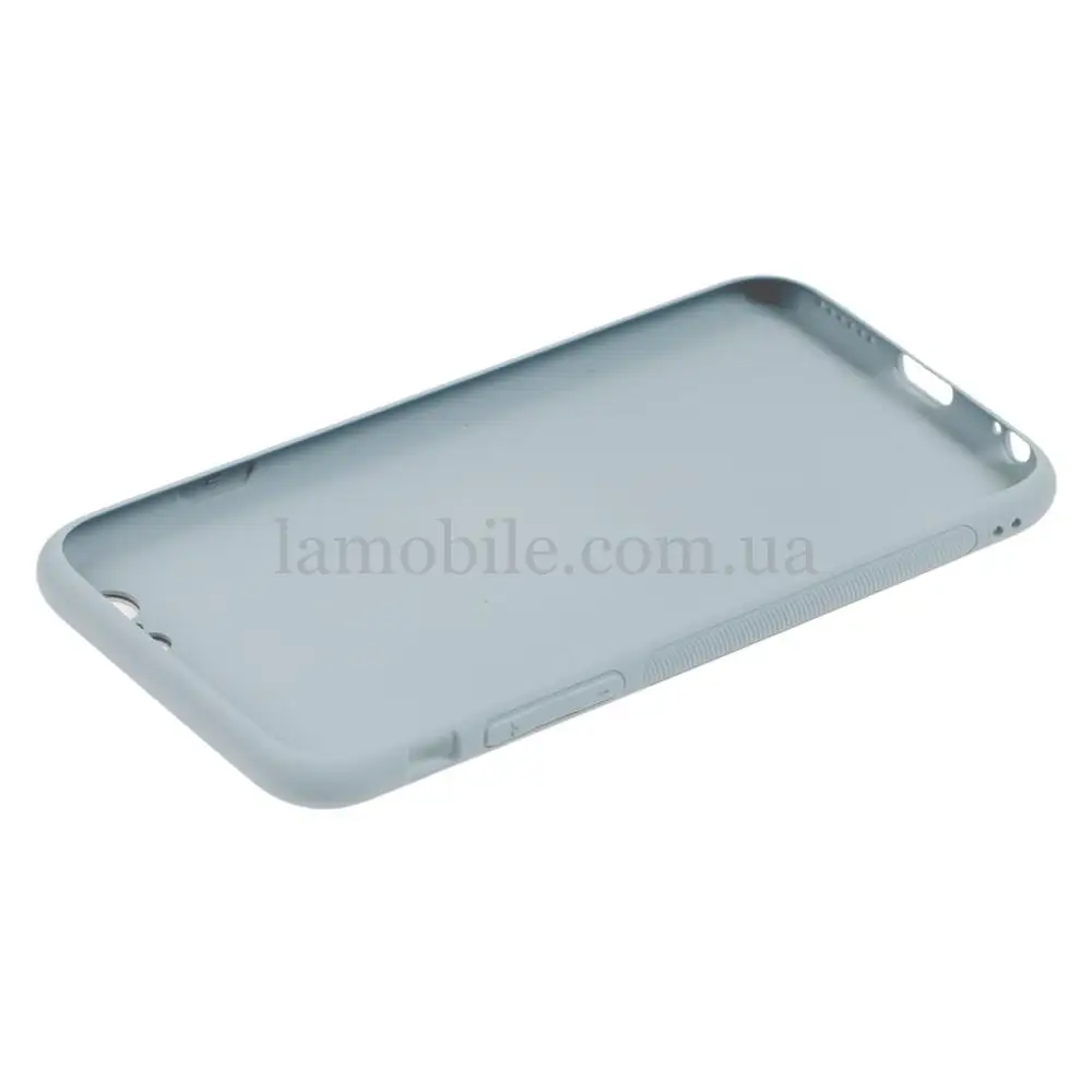 Чохол New glass для iPhone 6 / 6s синій туман