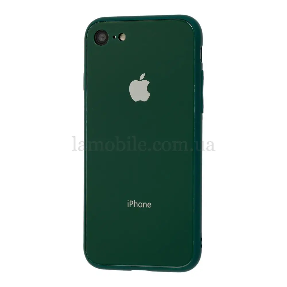 Чохол New glass для iPhone 7 / 8 смарагдовий