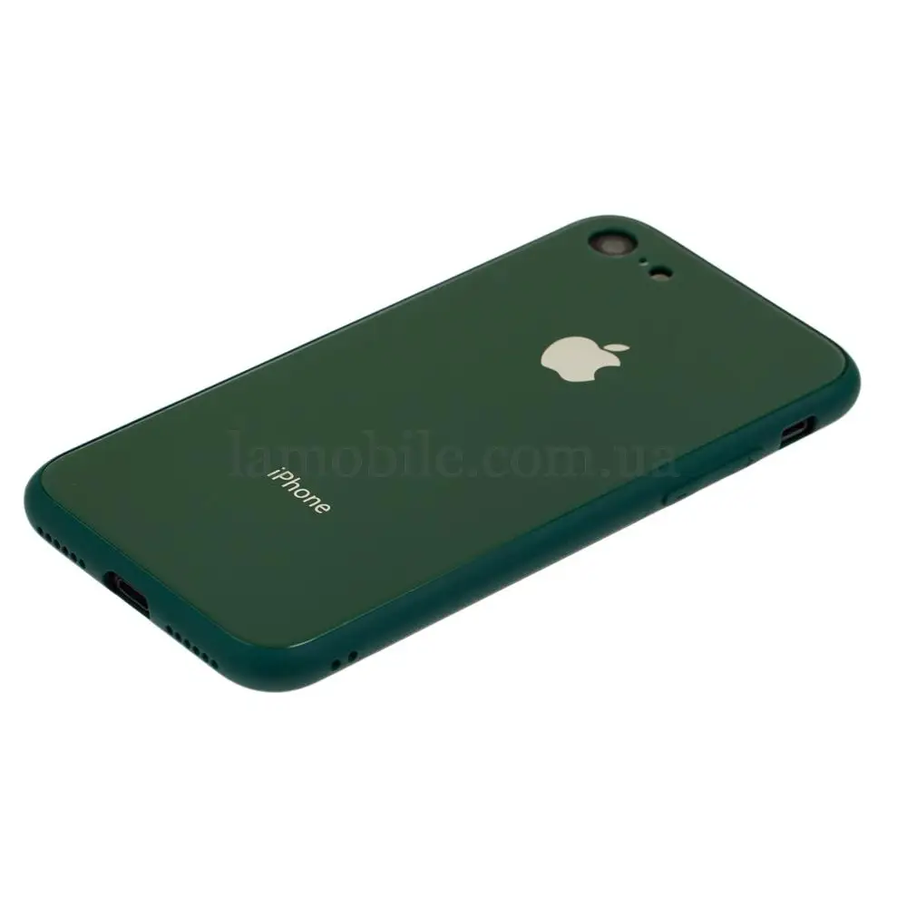Чохол New glass для iPhone 7 / 8 смарагдовий