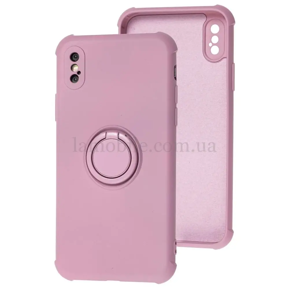Чохол для iPhone X / Xs ColorRing Full бузковий