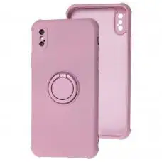 Чохол для iPhone X / Xs ColorRing Full бузковий