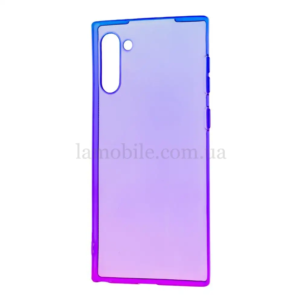 Чехол для Samsung Galaxy Note 10 (N970) Gradient Design фиолетово-синий