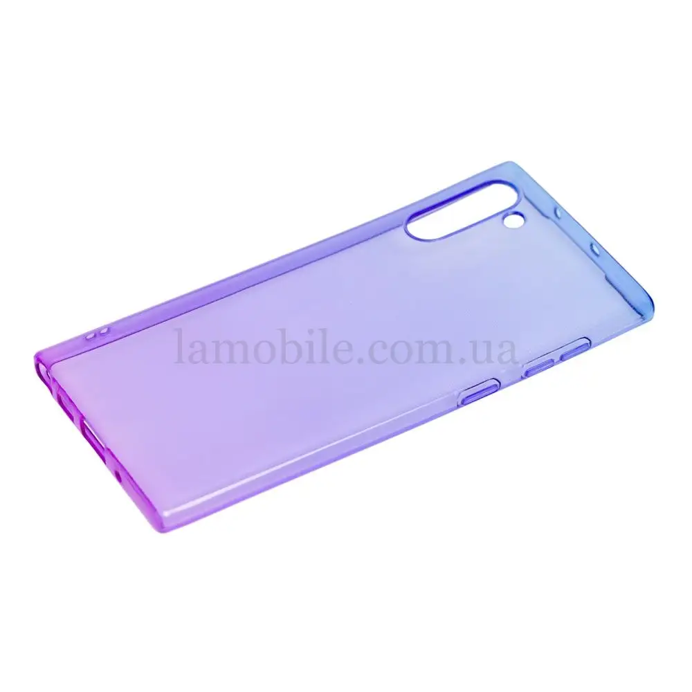 Чехол для Samsung Galaxy Note 10 (N970) Gradient Design фиолетово-синий