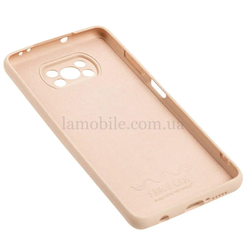 Чехол для Xiaomi Poco X3 Wave Fancy fox / pink sand