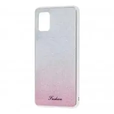Чехол для Samsung Galaxy A51 (A515) Ambre Fashion серебристый / розовый
