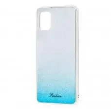 Чехол для Samsung Galaxy A51 (A515) Ambre Fashion серебристый / бирюзовый