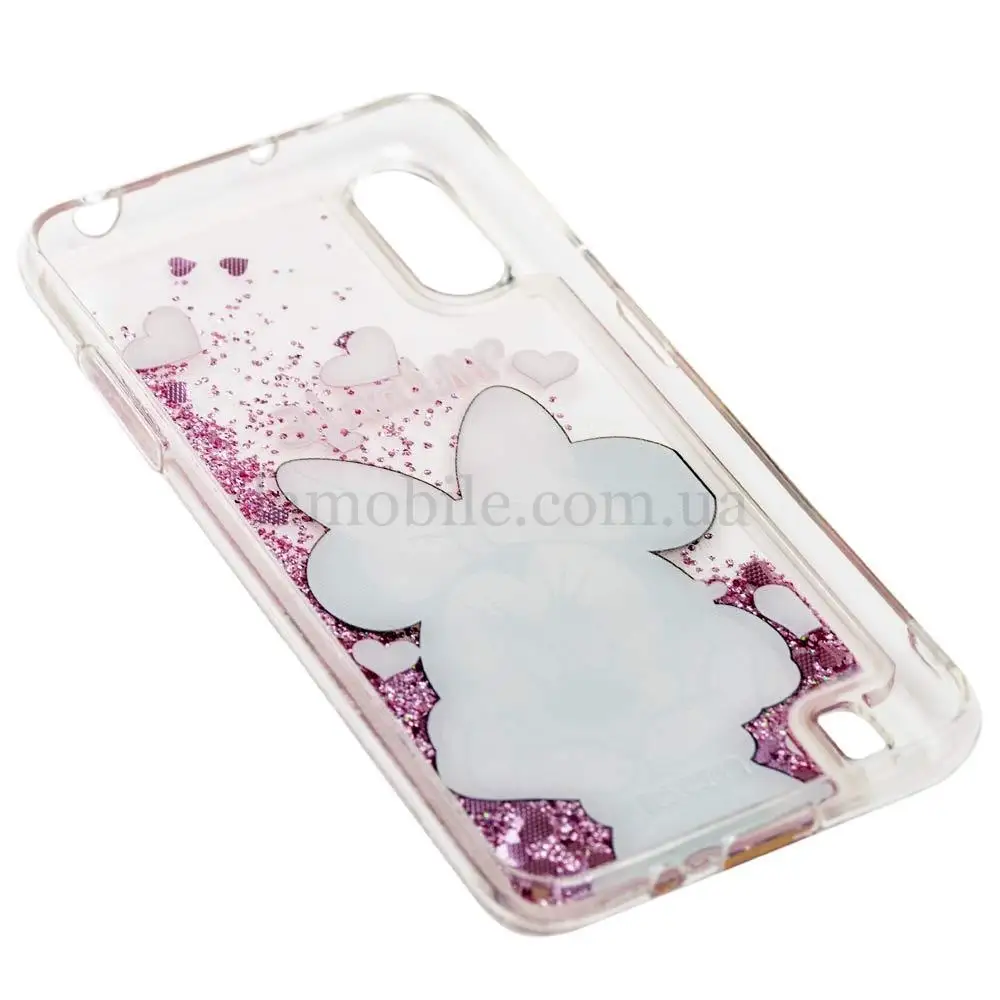Чехол для Samsung Galaxy A01 (A015) Блестки вода new minnie