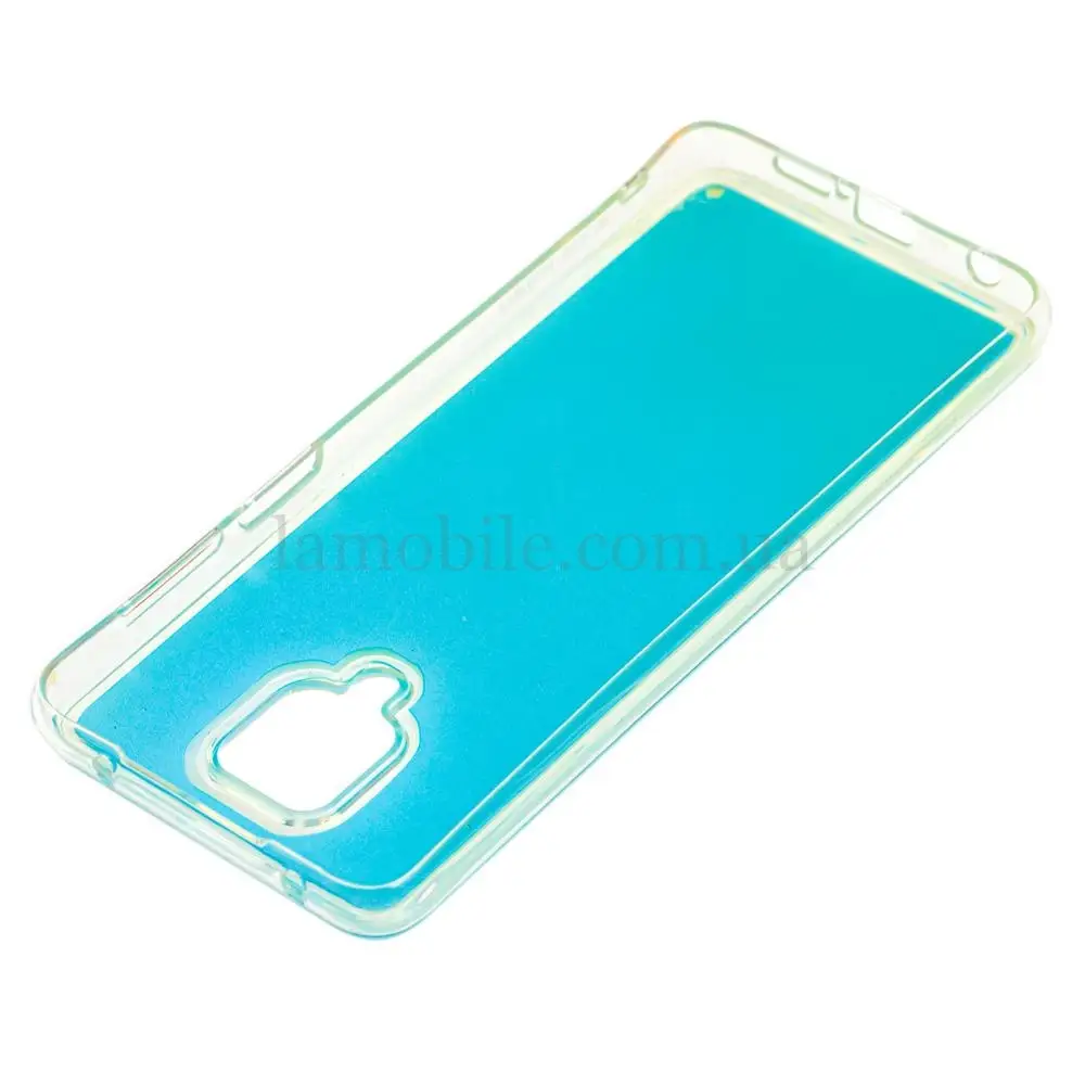 Чехол для Xiaomi Redmi Note 9s / 9 Pro "Neon песок" голубой