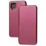 Чехол книжка Premium для Samsung Galaxy A12 (A125) бордовый