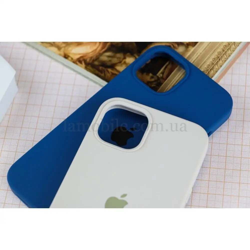 Чехол для iPhone 14 Plus Silicone Full neon green
