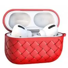 Чехол для AirPods Pro Weaving красный