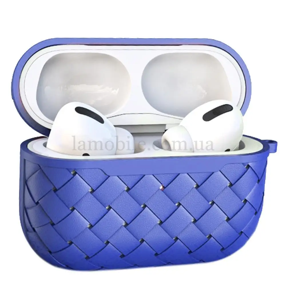 Чохол для AirPods Pro Weaving синій
