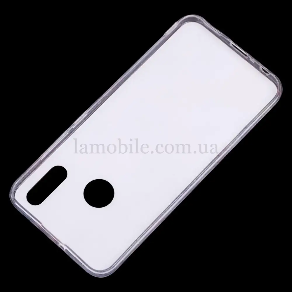 Чехол для Huawei P Smart 2019 Flowers Confetti "синие цветы"