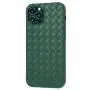 Чохол для iPhone 12 / 12 Pro Weaving case зелений