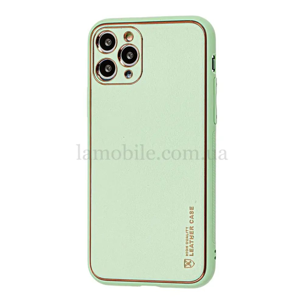 Чехол для iPhone 11 Pro Max Leather Xshield pistachio