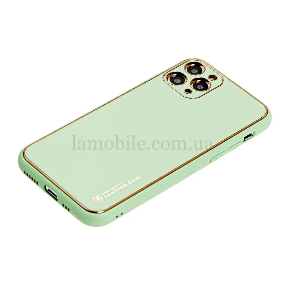 Чехол для iPhone 11 Pro Max Leather Xshield pistachio