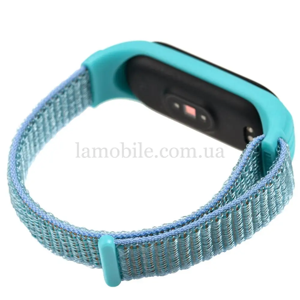 Ремешок для Xiaomi Mi Band 5 Nylon blue light