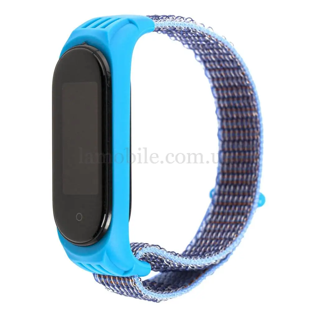 Ремінець для Xiaomi Mi Band 5 Nylon blue magic