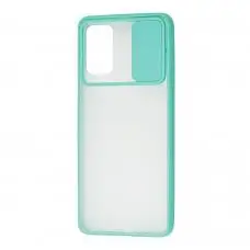 Чохол для Samsung Galaxy S20+ (G985) LikGus Camshield camera protect бірюзовий