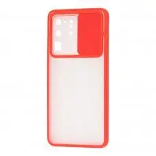 Чохол для Samsung Galaxy S20 Ultra (G988) LikGus Camshield camera protect червоний