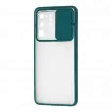 Чохол для Samsung Galaxy S20 Ultra (G988) LikGus Camshield camera protect зелений