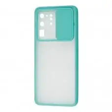 Чохол для Samsung Galaxy S20 Ultra (G988) LikGus Camshield camera protect бірюзовий