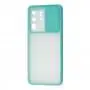 Чехол для Samsung Galaxy S20 Ultra (G988) LikGus Camshield camera protect бирюзовый