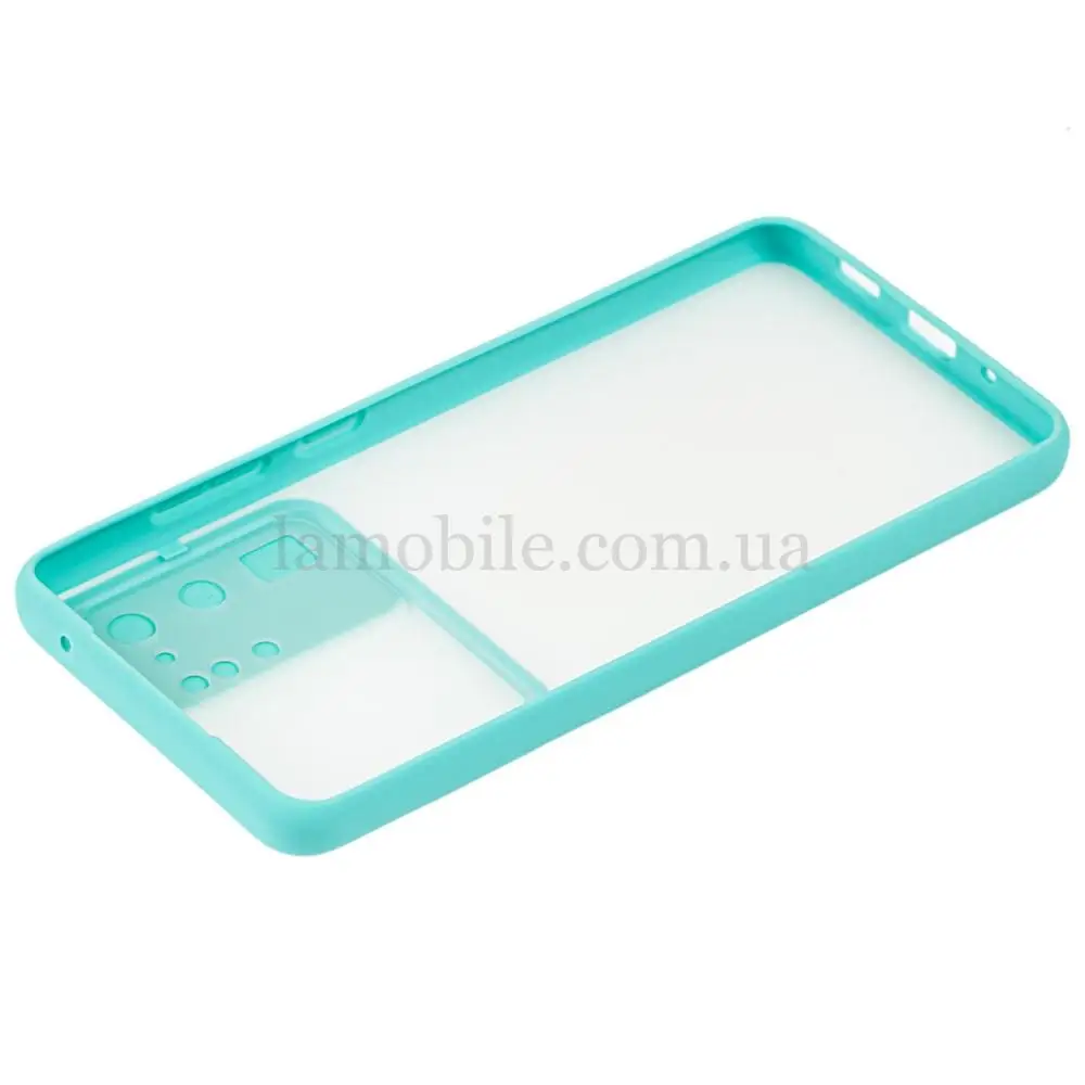 Чехол для Samsung Galaxy S20 Ultra (G988) LikGus Camshield camera protect бирюзовый