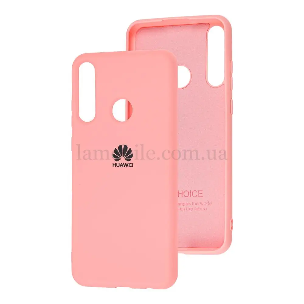 Чохол для Huawei Y6p Silicone Full рожевий / pink