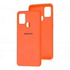 Чохол для Samsung Galaxy A21s (A217) Silicone Full помаранчевий