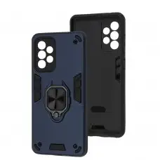 Чехол для Samsung Galaxy A52 Military Armor Ring blue