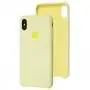 Чохол silicone для iPhone Xs Max case mellow yellow