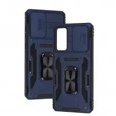 Чохол для Samsung Galaxy S20 FE (G780) / S20 Lite Camshield Army Ring navy