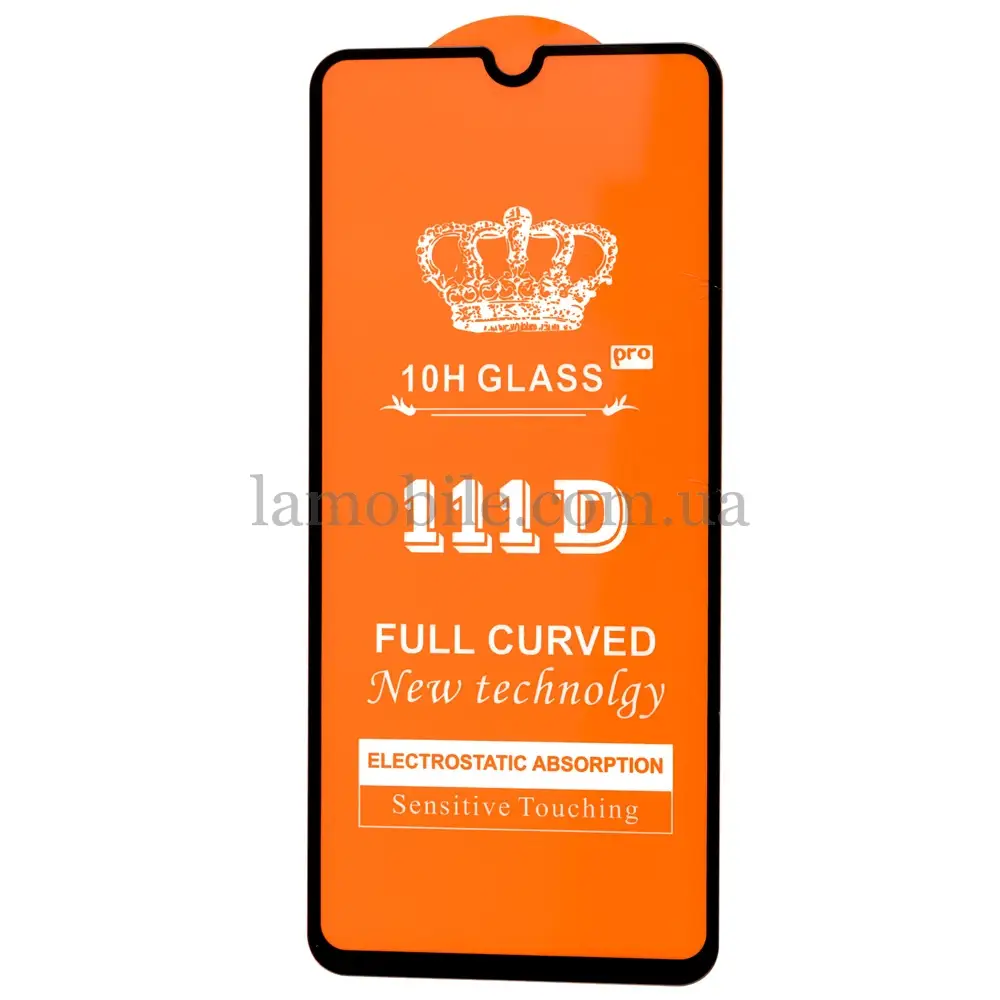 Защитное стекло для Samsung Galaxy A70 / A70s Full Glue черное (OEM)