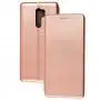 Чохол книжка Premium для Xiaomi Redmi 9 рожево-золотистий