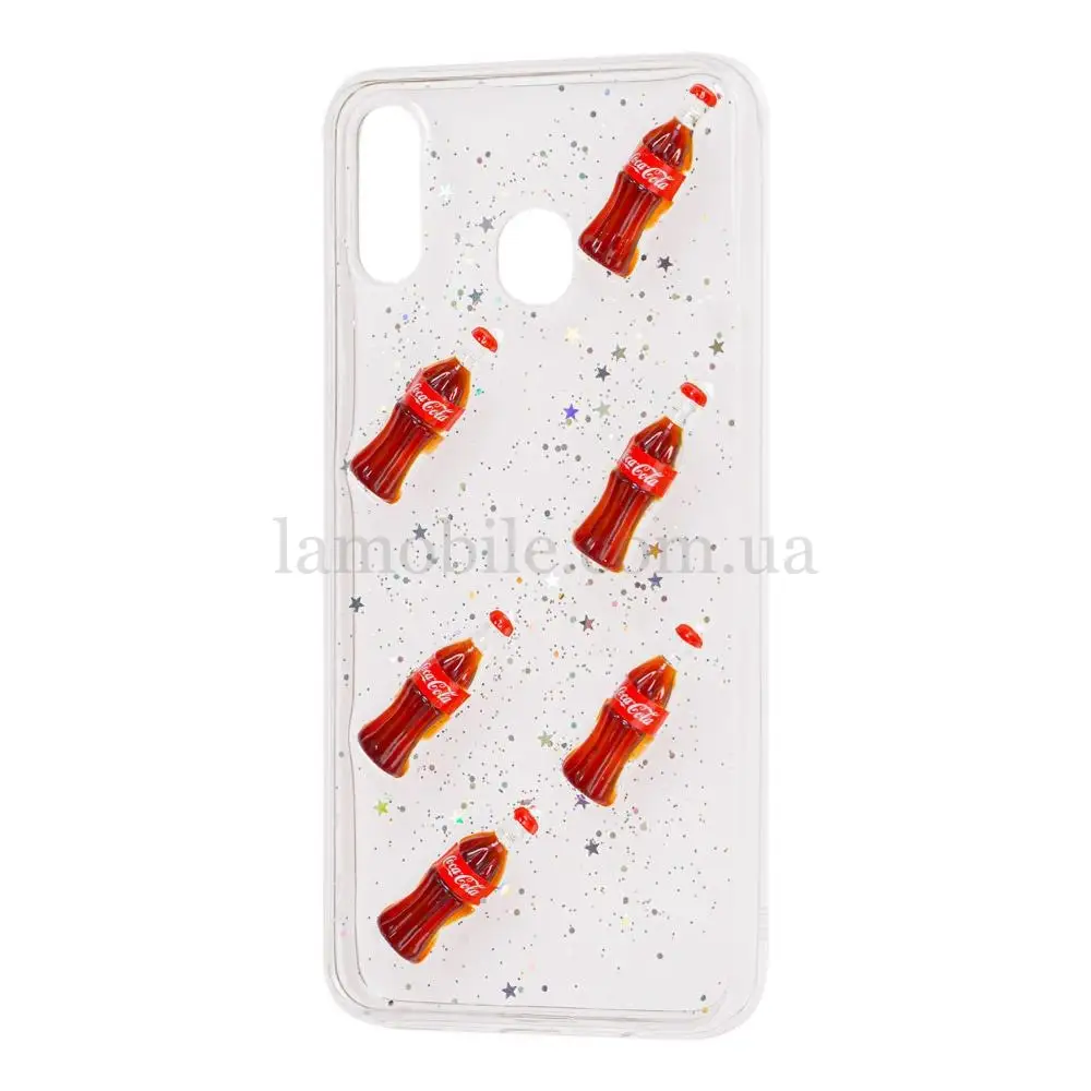 Чехол для Samsung Galaxy M20 (M205) 3D confetti "кола"