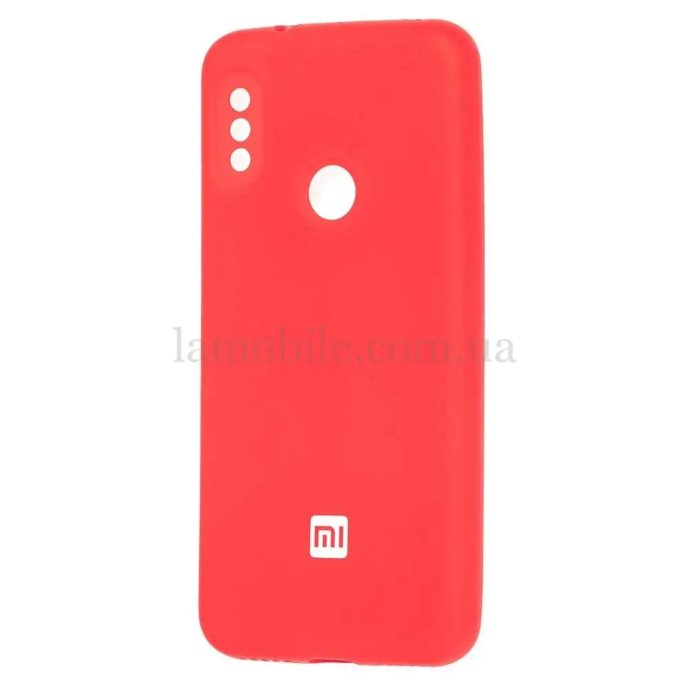 Чохол для Xiaomi Redmi 6 Pro / Mi A2 Lite Silicone cover червоний