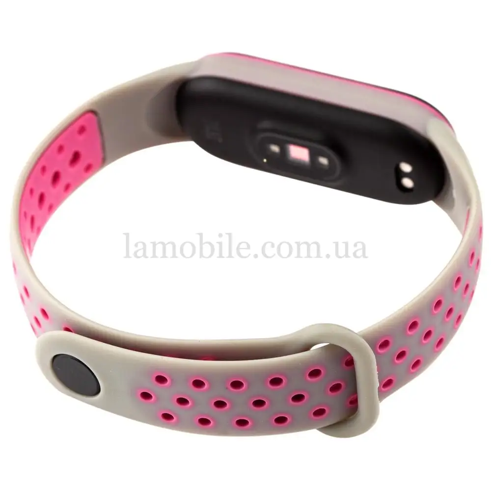 Ремешок для Xiaomi Mi Band 5 Sport Nike gray / pink