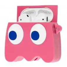 Чохол для AirPods 1/2 Pac-Man рожевий