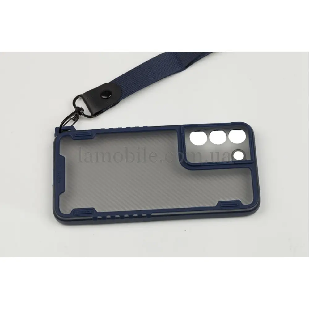 Чохол для Samsung Galaxy S21 Ultra (G998) Carbon strap black