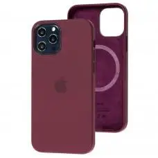 Чехол для iPhone 12 Pro Max Silicone case with MagSafe and Splash Screen kumquat