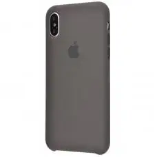 Чехол для iPhone X / Xs Silicone case darc olive